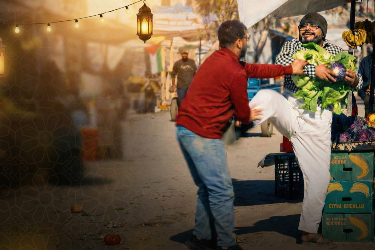 شاهد: ضياء أبو زيد يوقف استكمال الكاميرا الخفية مع مواطن من غزة لهذا السبب